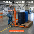 SuperHandy Hydraulic Drum Lift for 55-Gallon Drums product image
