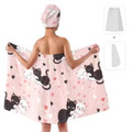 Cartoon Cat Bath Towel (2 Piece Set) product image