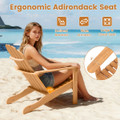 Patio Adirondack Chair with 103° Reclined Backrest product image