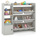 Kids' Wooden Toy Storage and Bookshelf product image