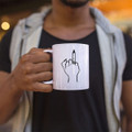 Engagement Ring Finger Coffee Mug  product image