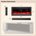 Smart Wi-Fi Electric Fireplace product image