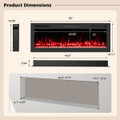 Smart Wi-Fi Electric Fireplace product image