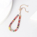 Adjustable Multicolor Zircon Tennis Bracelet product image