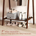 Foldable Wooden Clothes Hanging Rack product image