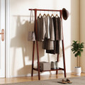 Foldable Wooden Clothes Hanging Rack product image