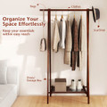 Foldable Wooden Clothes Hanging Rack product image