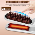 2‑in‑1 Cordless Ceramic Flat Iron & Hair Straightening Brush product image