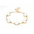 18K Gold Plated Clover Charm Bracelet product image