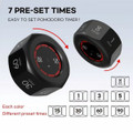 Visual Flip Timer Gravity Sensor Countdown Timer For Study Learning Kitchen Fitness Pomodoro Time Management Tool Color Black product image