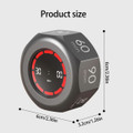 Visual Flip Timer Gravity Sensor Countdown Timer For Study Learning Kitchen Fitness Pomodoro Time Management Tool Color White product image