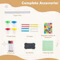 3-in-1 Height Adjustable Magnetic Whiteboard and Chalkboard product image