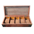 5-Slot Wood Watch Storage Box product image