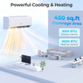 9100BTU Wifi Enabled Mini Split Air Conditioner product image