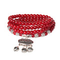 Red Agate Beaded Good Luck Bracelet product image