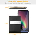 RFID Blocking Slim PU Leather Bifold Wallet with Money Clip product image