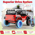 24V Ride-On Car with Realistic Headlights and Remote  product image
