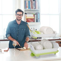 NewHome™ 2-Tier Dish Drying Rack product image