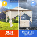 2-Tier 10’x 10’ Canopy Gazebo Tent with Netting product image