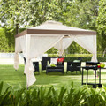 2-Tier 10’x 10’ Canopy Gazebo Tent with Netting product image