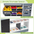 Kids Grocery Store Playset with Play Food and Cart product image