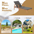 Patio Rattan Chaise Lounge product image