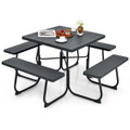 Outdoor Square Picnic Table and Bench Set product image