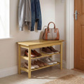 3-Tier Freestanding Shoe Rack Bench product image