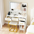 Modern Vanity Desk with Charging Station 3 Light Modes product image