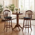 31” Bar Height Barstools with Backrest and Footrests product image
