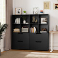 51” 5-Tier 4-Cube Bookcase with 2 Drawers product image