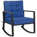Outdoor Patio Rattan Rocker Chair with Cushions product image