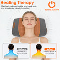 3-in-1 Heated Neck Massage Pillow with Eye Mask product image