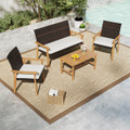 4-Piece Patio Furniture Set with Coffee Table  product image