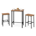 3-Piece Acacia Wood Patio Bar Set product image
