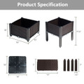 Raised Garden Bed (4-Pack) product image
