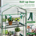 Portable Mini Greenhouse with Roll-up Door product image