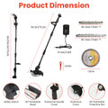 3-in-1 Cordless Electric Pole Saw, Mini Chainsaw, and Grass Trimmer product image