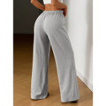 Women's Soft Knit Drawstring Wide Leg Pants product image