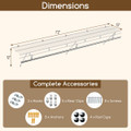 Closet Shelf with Hanging Rod product image