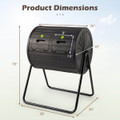 Dual Chamber Compost Tumbler  product image
