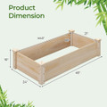 Wood Raised Garden Bed product image