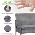 Cushioned Patio Rattan Furniture (8 Piece Set) product image