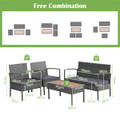 Cushioned Patio Rattan Furniture (8 Piece Set) product image