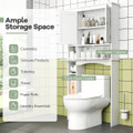 Over the Toilet Storage Cabinet with Toilet Paper Holder product image