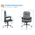 Ergonomic Reclining Office Chair with Optional Footrest product image