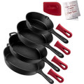 Cuisinel 4-Piece Cast Iron Skillets Set  product image