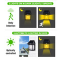 Solar Retro Wall Sconce (1 or 2-Pack) product image