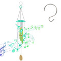 Solar Color-Changing Wind Chime product image