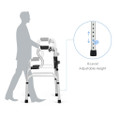 One-button Folding Adjustable Height Walker product image